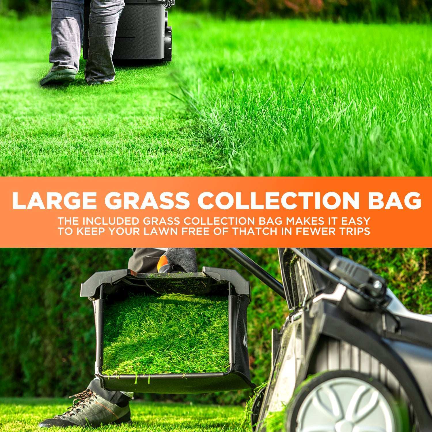 U-Battery Plus powered mower compatible with Litheli U20 Series tools