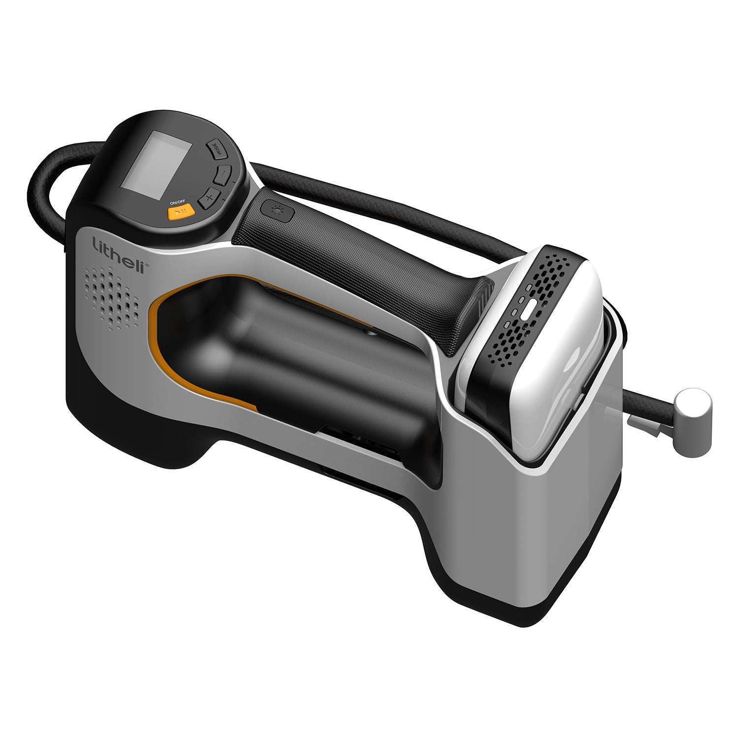 Compact lightweight portable tire inflator cordless with auto-stop function, U20 20V 150PSI air compressor