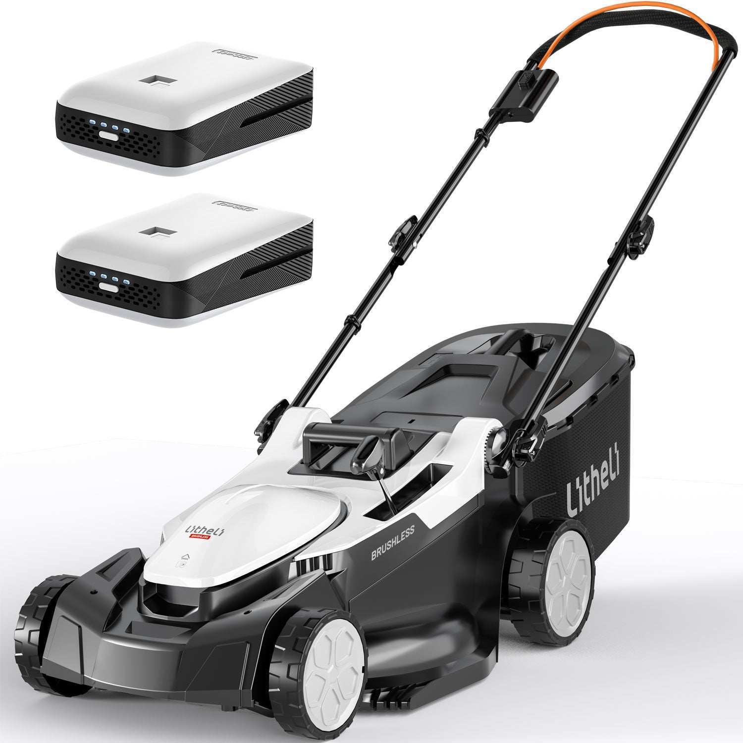 Litheli U20 40V 18-Inch Cordless Lawn Mower with Brushless Motor and 4.0Ah Battery