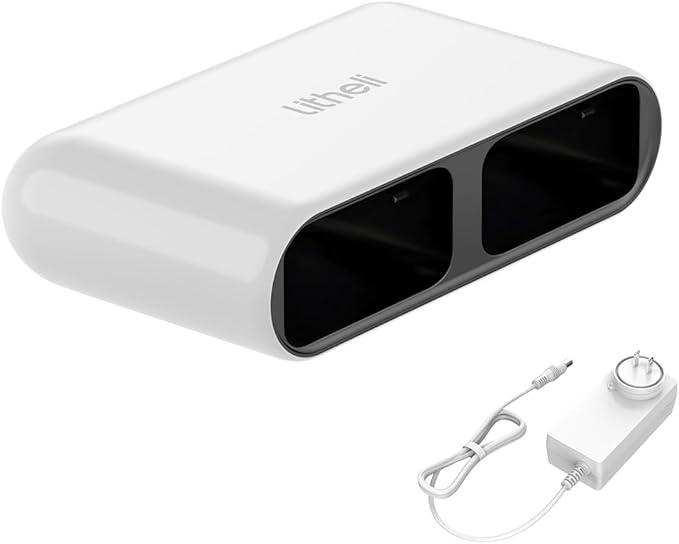 Litheli U20 Dual Battery Charger – Compact 50 mins fast charger for U20 battery, portable and lightweight design
