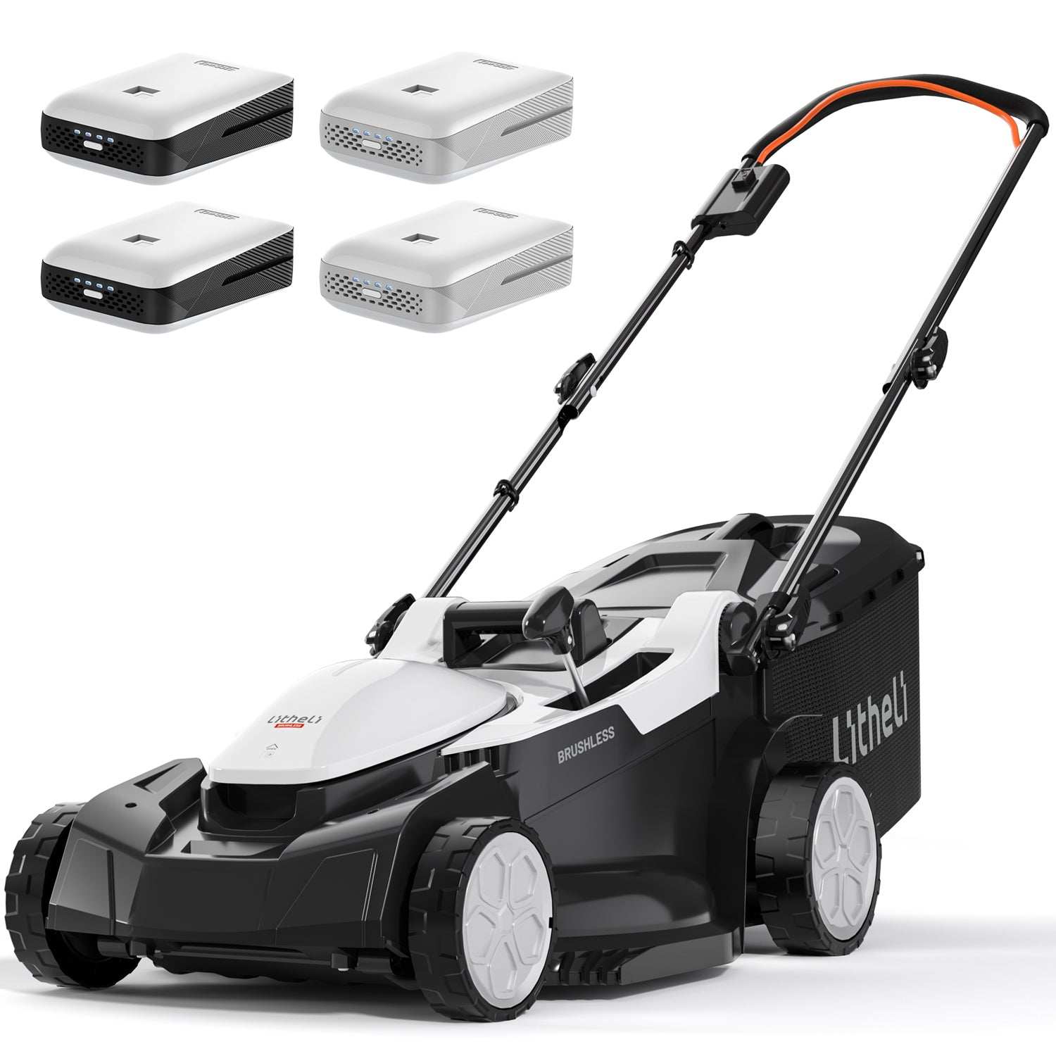 Litheli Brushless Cordless Lawn Mower designed for efficient cutting and easy maneuvering