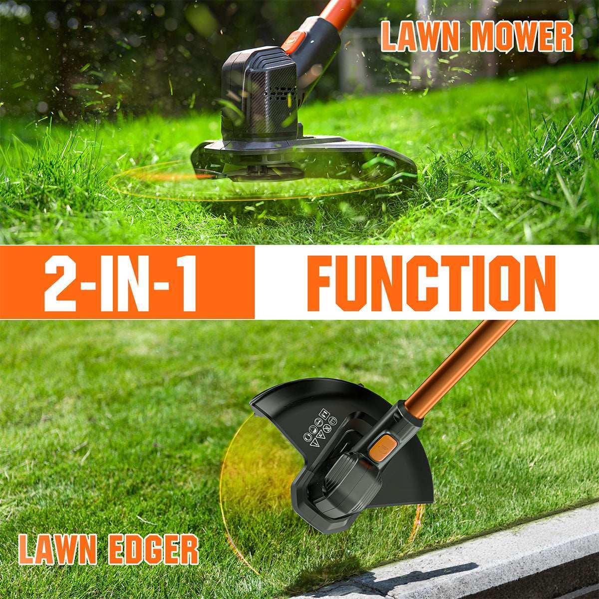 Ergonomic foldable handle trimmer with adjustable grip for comfortable trimming in tight garden spaces