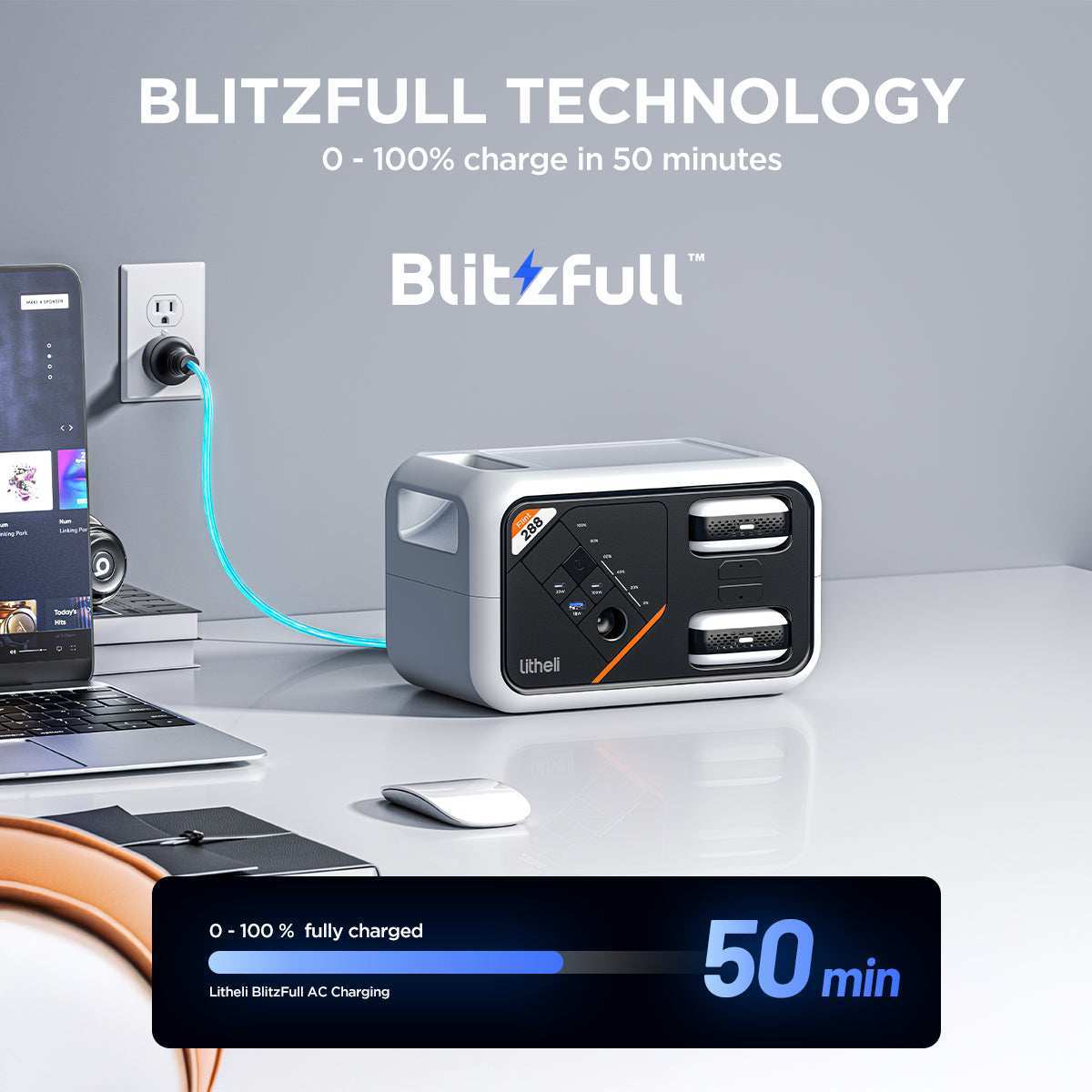 Litheli Outdoor Power Set – Mobility, Cooling, Power & Air Anytime, Anywhere