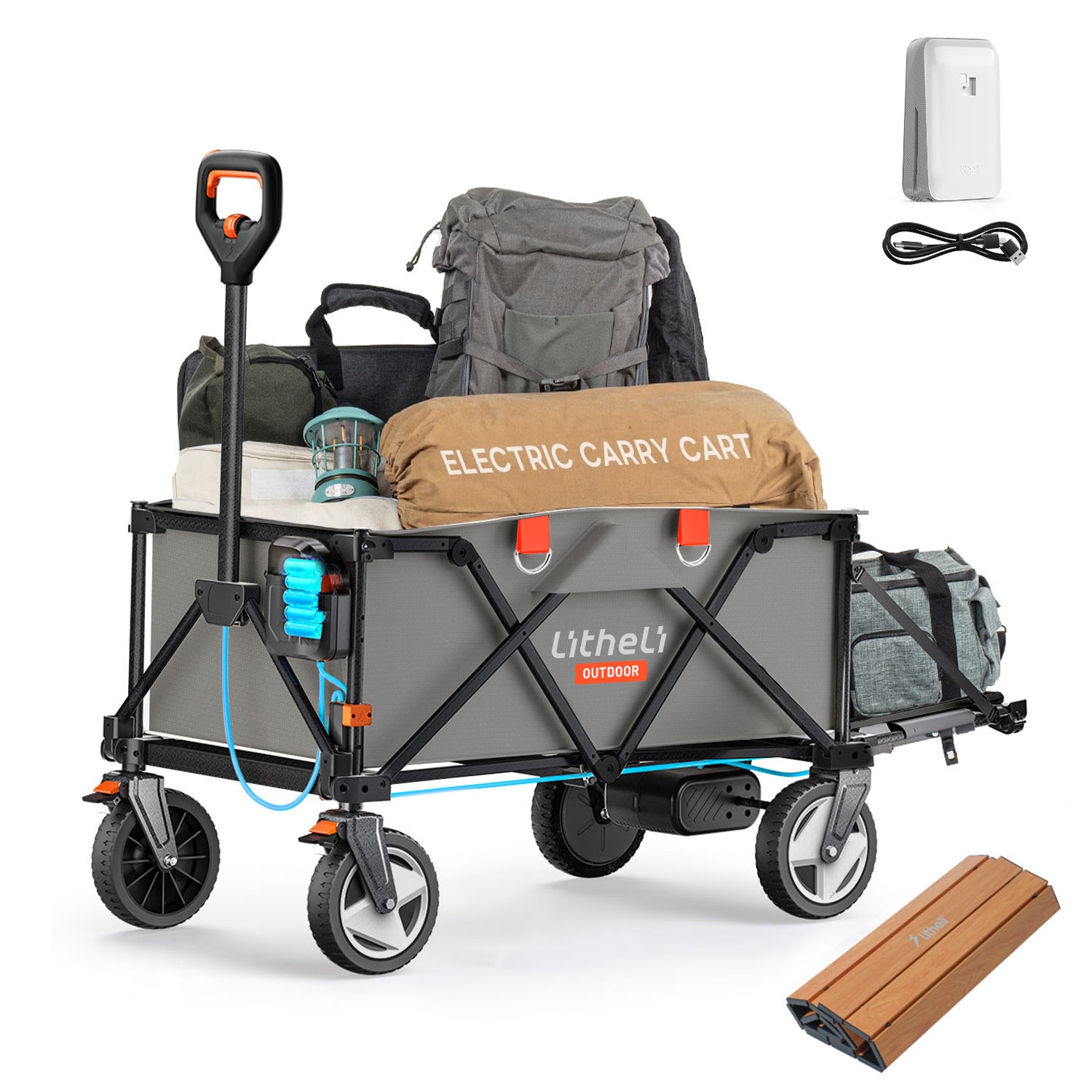Litheli V140i SE: The Ultimate Electric Camping Wagon| With Various Color and SE Battery Options