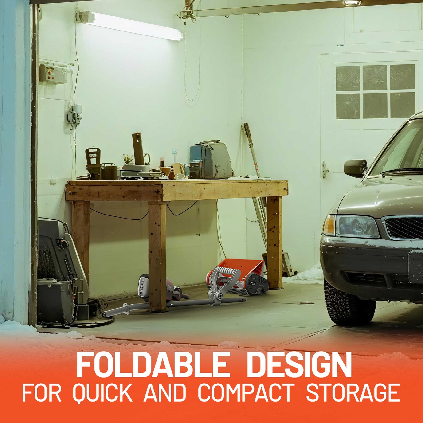 U20 2×20V 13" Brushless Cordless Snow Shovel | Includes 2×4.0Ah Batteries | 11.77lbs, 25ft Snow Throw, Clears up to 5-car Driveways