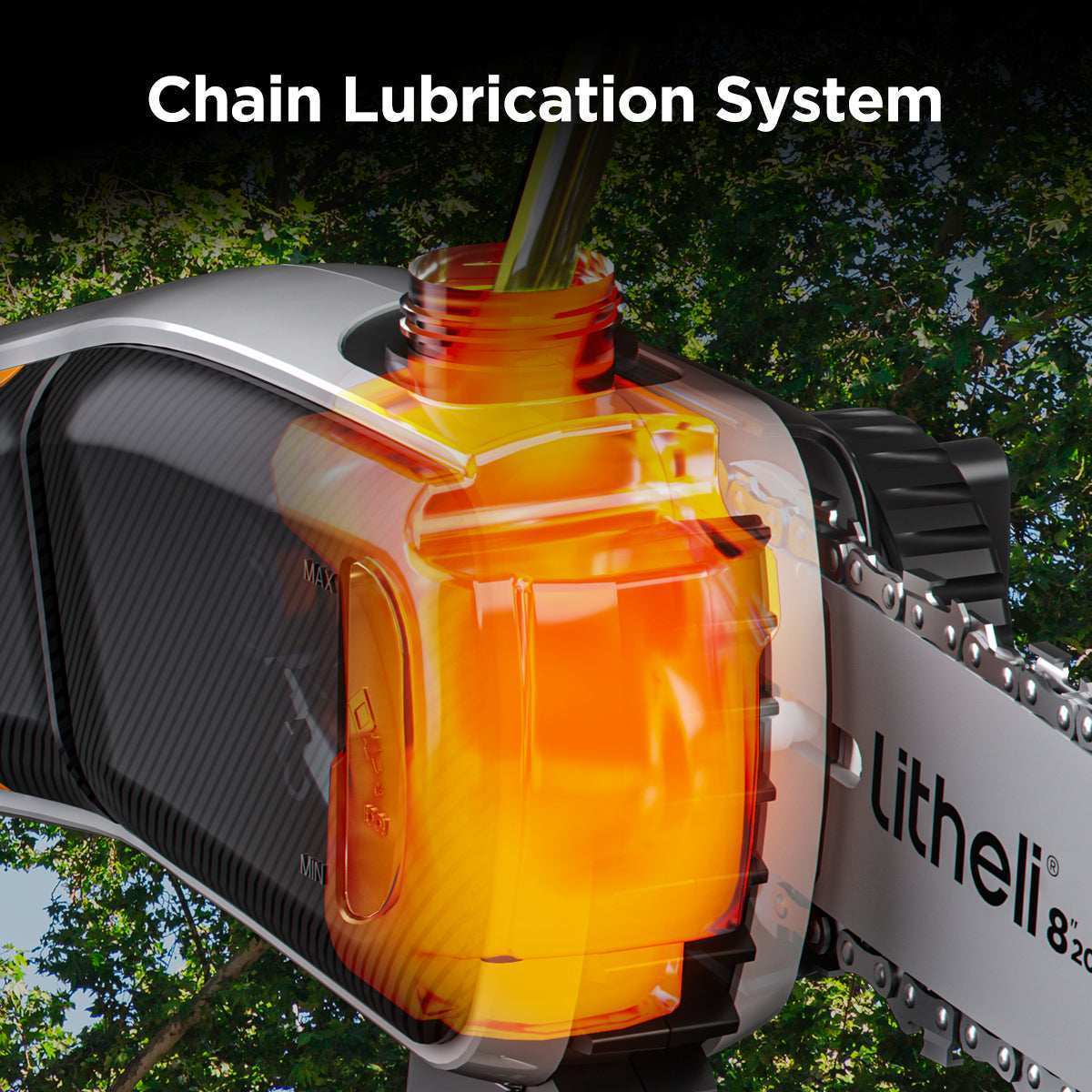 Dual switch safety control ensuring secure starts while trimming branches