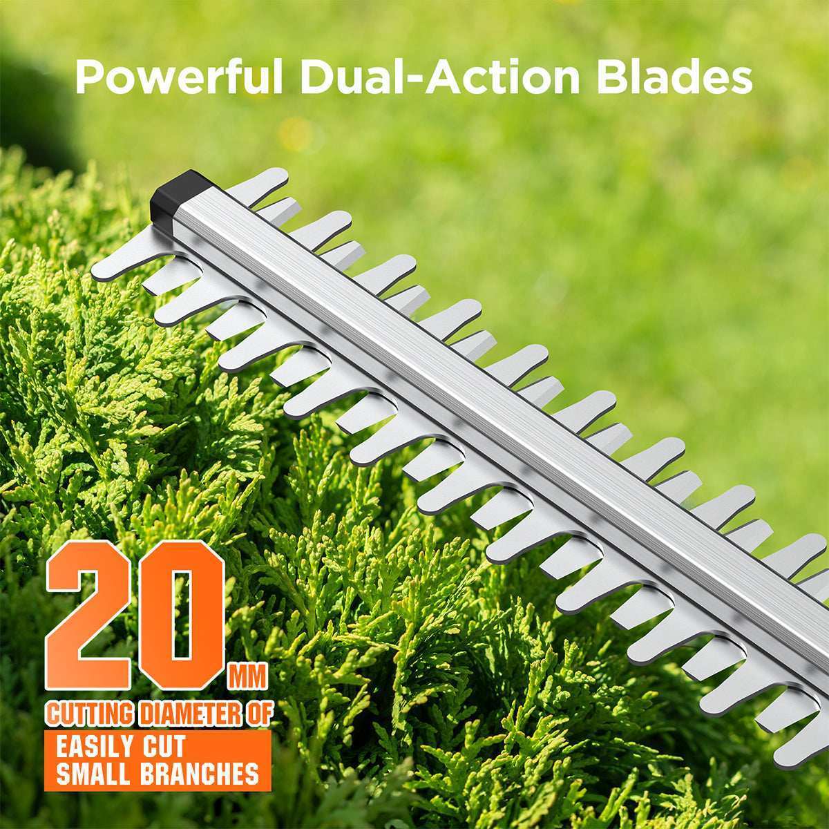 Lightweight and balanced design for easy DIY shrub trimming