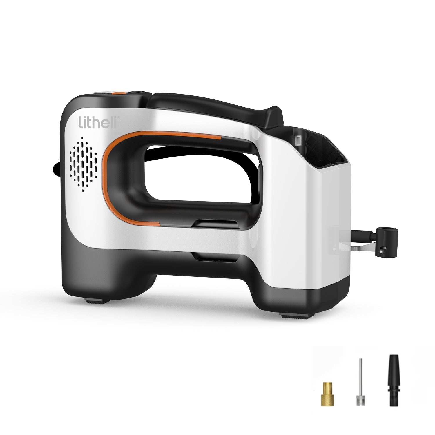 Cordless tire inflator with auto shut off function lightweight 2.65 lbs easy carry