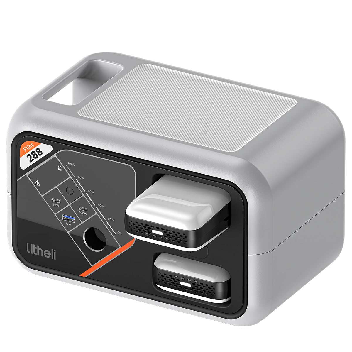 Litheli B288 287Wh portable power station with 300W AC outlet for outdoor and home use