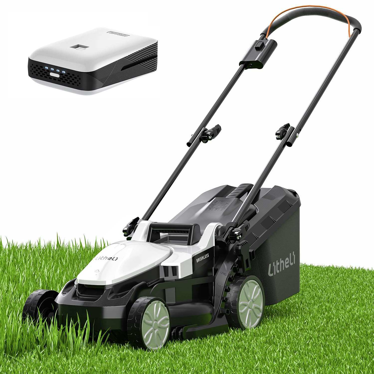 U20 20V 13" Brushless Lawn Mower | Includes 1 x 4.0Ah Batteries | Effortlessly Tackle Lawns up to 1600 Sq. Ft.