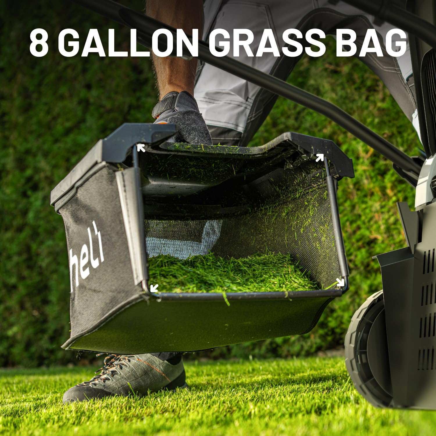 Lightweight 42.33 lbs lawn mower easy to maneuver and transport