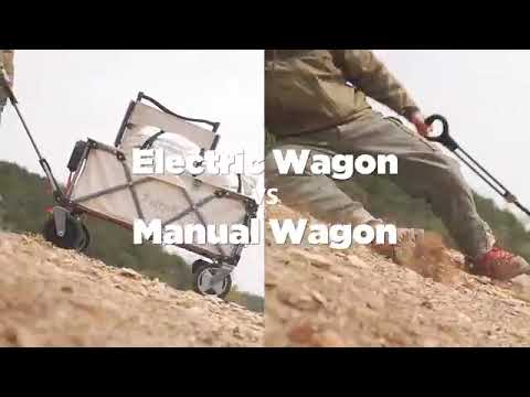 Durable collapsible wagon with steel frame designed for long-lasting outdoor performance