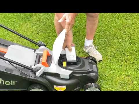 Adjustable lawn mower with 5 cutting heights from 1 to 2.5 inches – cordless mower ideal for flexible small yard maintenance