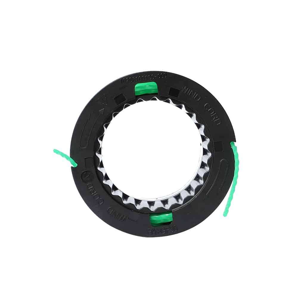 Strong dual nylon cutting line ensures efficient trimming performance and long-lasting durability