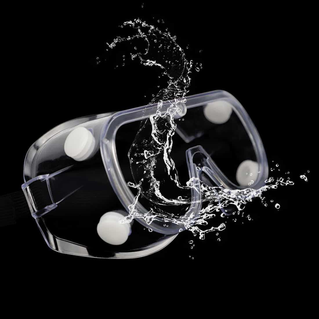 Lightweight 68g Litheli safety goggles with ergonomic soft bridge for comfortable long-term eye protection