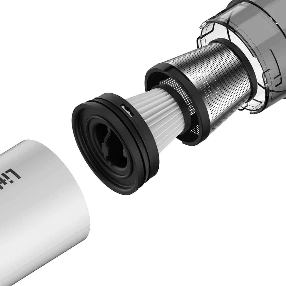 Washable and reusable HEPA filter 3-piece pack, easy to clean and maintain for consistent vacuum suction