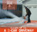 U20 20V 13" Brushed Cordless Snow Shovel | Includes 1x4.0Ah Battery | 9lbs, Clears Driveway in 20 Min