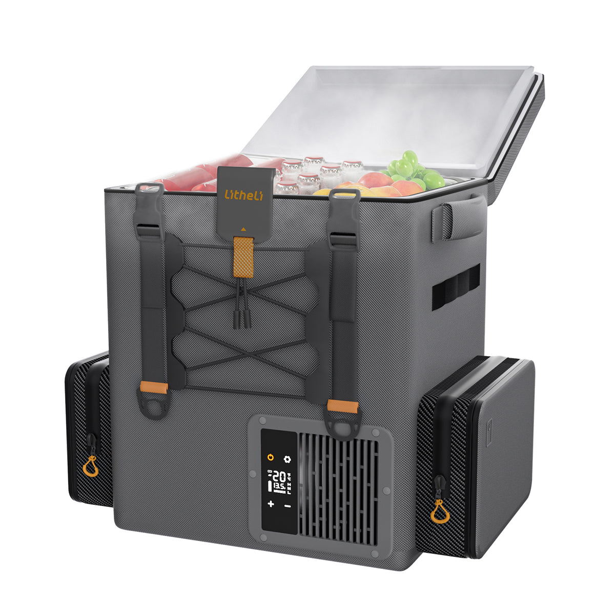Litheli FrozenPack: The First Backpack Car Fridge|Includes 2 x 4.0Ah SE  Batteries