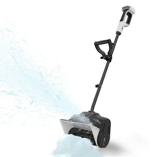 U20 20V 12" Brushless Cordless Snow Shovel | Includes 1×4.0Ah Battery | 10.3lbs, 20ft Snow Throw, Clears up to 4-car Driveways