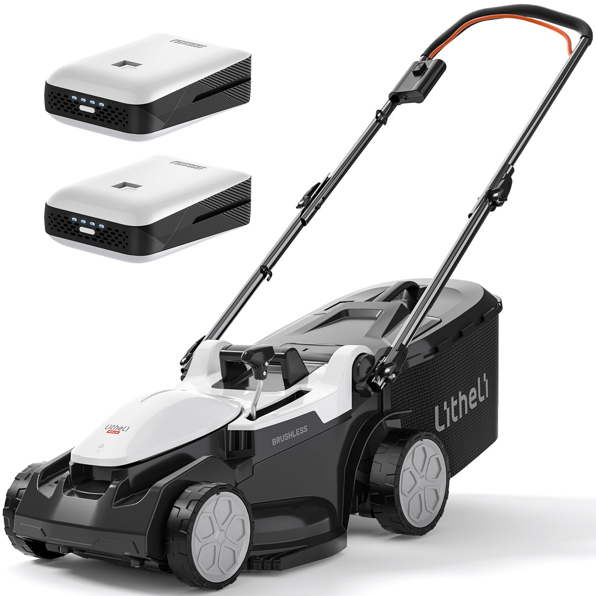 U20 16-Inch Brushless Lawn Mower | Includes 2 x 4.0Ah Batteries