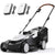 Litheli Cordless Lawn Mower, 2*20V Electric Lawn Mowers, 16 Inch, 6-Position Height Adjustment, Light Weight, With 2*4.0Ah Portable Battery, for Garden/Yard/Farm