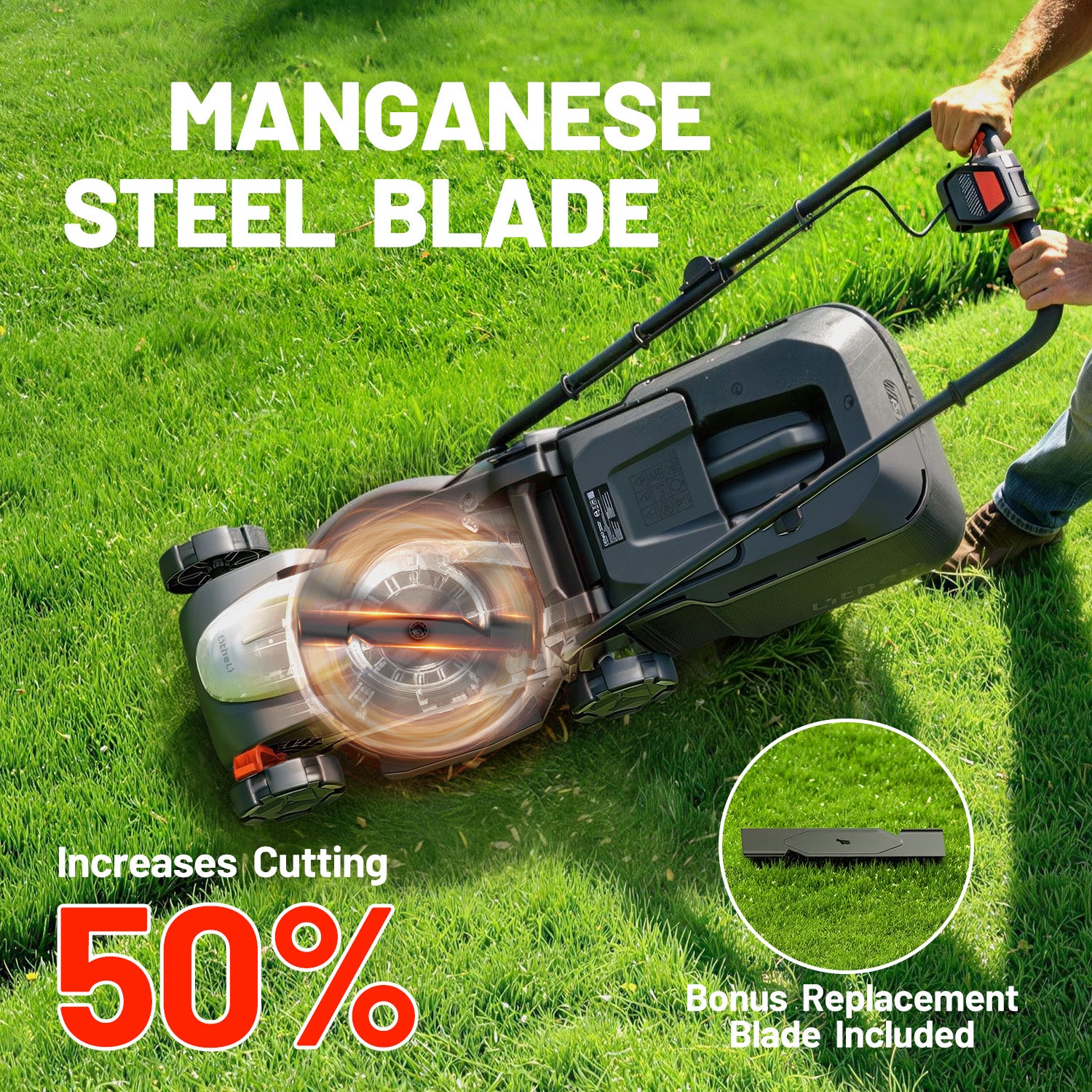 Litheli U20 13" Cordless Mower | Feather-Light Precision for Your Perfect Garden