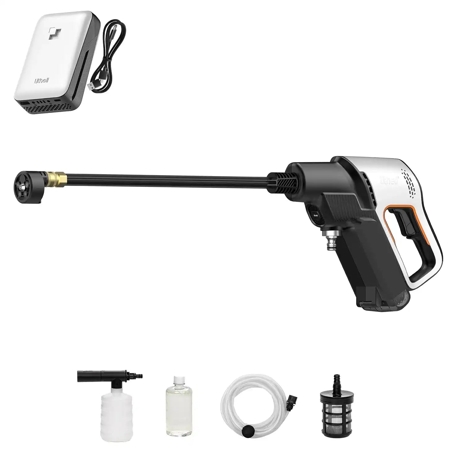 Litheli U20 Brushless High-Pressure Water sprayer|with 1 x 4.0Ah SE Battery Options