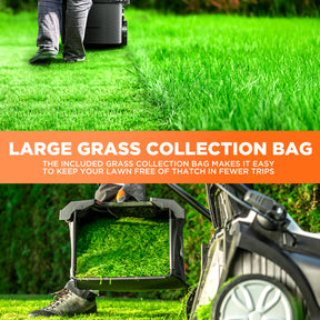 U20 16-Inch Cordless Lawn Mowers | Brushless & Brushed Models with 4.0Ah Battery Options