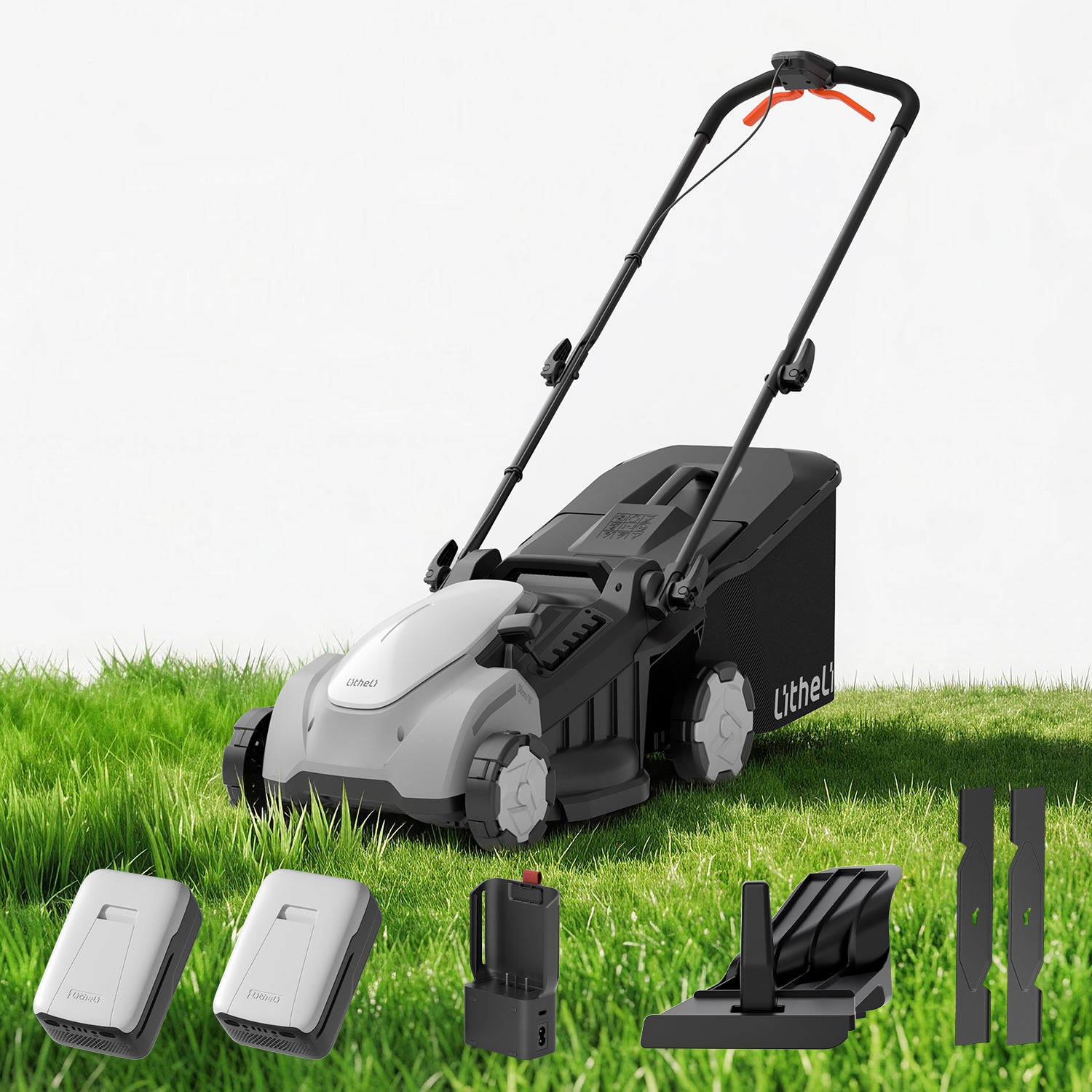 Litheli U20 13" Cordless Mower | Brushless Model with 5.0Ah Battery Options