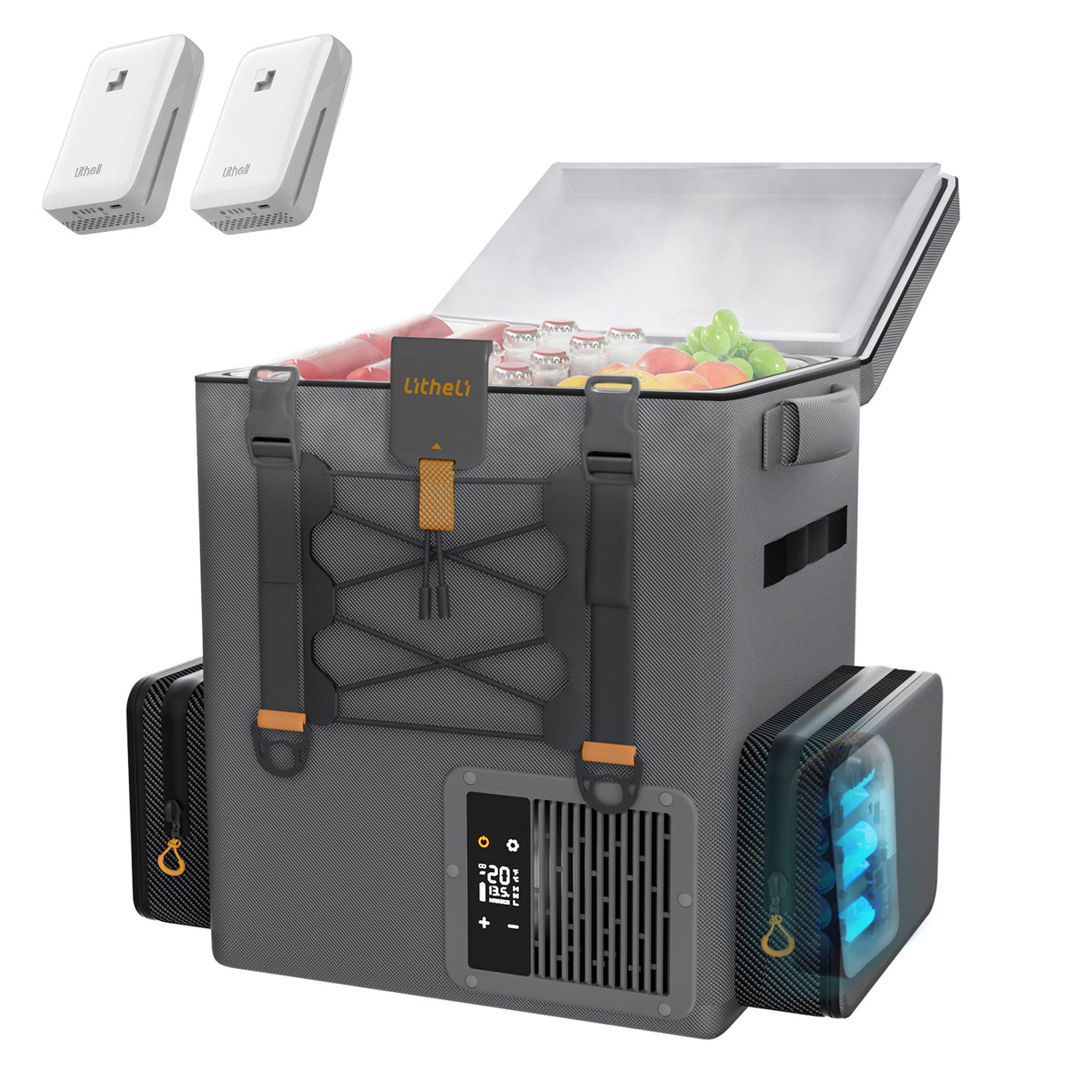 Litheli FrozenPack: The First Backpack Car Fridge|Includes 2 x 4.0Ah SE  Batteries