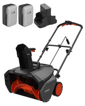【Pre-Order】Litheli 20" Cordless Snow Blower, 20-Inch Brushless Snow Thrower with LED Lights, 180° Adjustable Chute & Foldable Handle