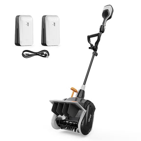 Litheli U20 Cordless Snow Shovel, 20V 13-inch Battery Powered Snow Thrower, Battery Snow Blower with Brushless Motor, with 2*2.5Ah Li-ion Battery