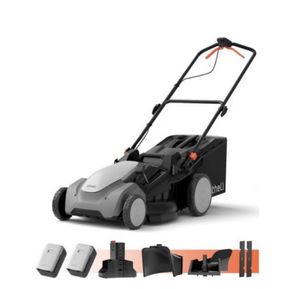 Litheli Brushless Lawn Mower, 40V 21" Cordless Lawn Mower, with 2*8.0Ah Battery&Dual Charger Included