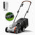 Litheli 20V Cordless Electric Lawn Mower, 14-Inch, Brushless Motor, 5-Position Height Adjustment, with 5.0Ah Battery, for Lawns & Gardens
