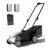 Litheli 40V Cordless Electric Lawn Mower, 18-Inch, Brushless Motor, 6-Position Height Adjustment, with 2 x 5.0Ah Battery, for Lawns & Gardens