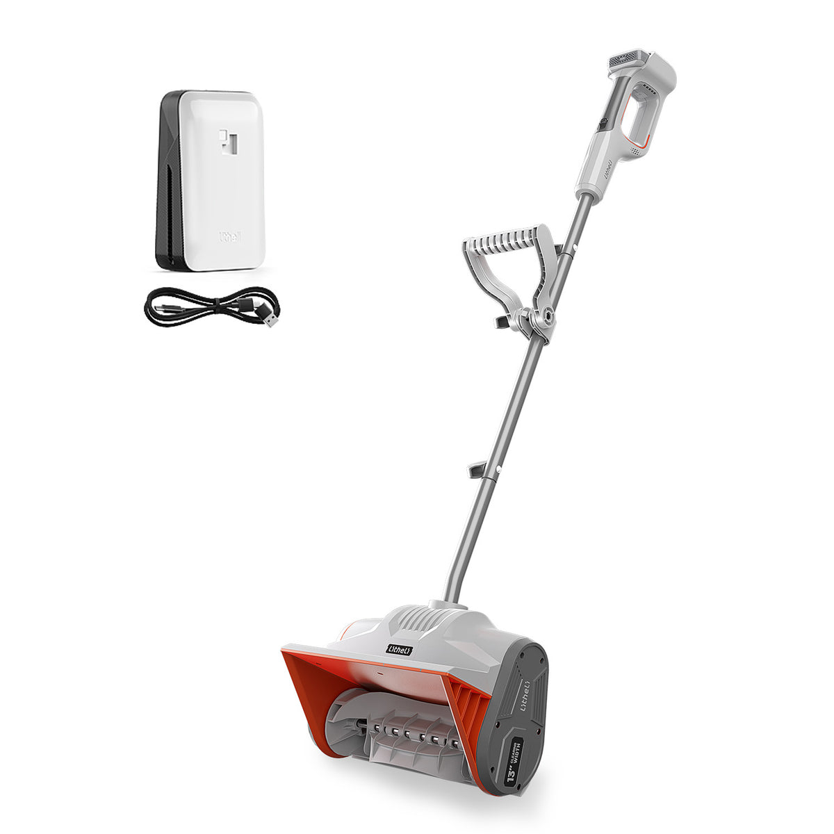 U20 20V 13" Brushless Cordless Snow Shovel | 4.0Ah Battery | 13" Wide, 20ft Snow Throw