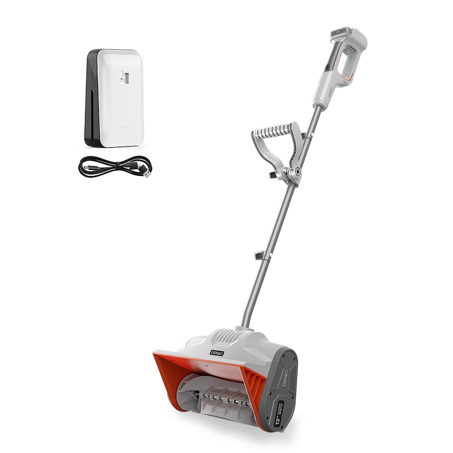 U20 20V 13" Brushless Cordless Snow Shovel | 4.0Ah Battery | 13" Wide, 20ft Snow Throw
