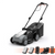 Litheli 40V Cordless Electric Lawn Mower, 15-Inch, Brushless Motor, 5-Position Height Adjustment, with 2 x 5.0Ah Battery and Charger, for Lawns & Gardens