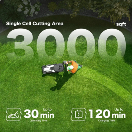 Litheli Brushless Lawn Mower, 40V 21" Cordless Lawn Mower, with 2*8.0Ah Battery&Dual Charger Included