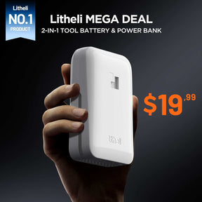 Litheli 4.0Ah 20V 2-in-1 Tool Battery & Power Bank