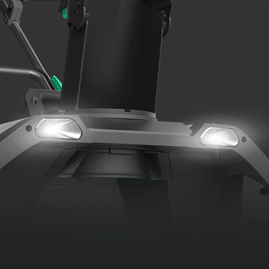 Litheli 40V Battery Powered Cordless Snow Blower, 20'' Electric Snow Thrower with Wheels, LED Lights, 180° Chute, Powerful Snow Removal Kit with 4.0Ah Battery and Fast Charger