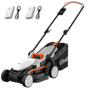 Litheli Cordless Lawn Mower, U20 Series 20V Electric Lawn Mowers, 13 Inch, Adjustment Heights, Light Weight, With 2*2.0Ah Portable Battery, for Garden/Yard/Farm (Copy)