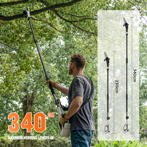 20V U20 2.5Ah Cordless Pole Saw