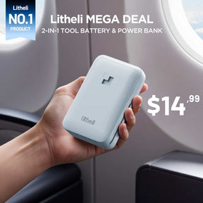 Litheli 2.0Ah 20V 2-in-1 Tool Battery & Power Bank