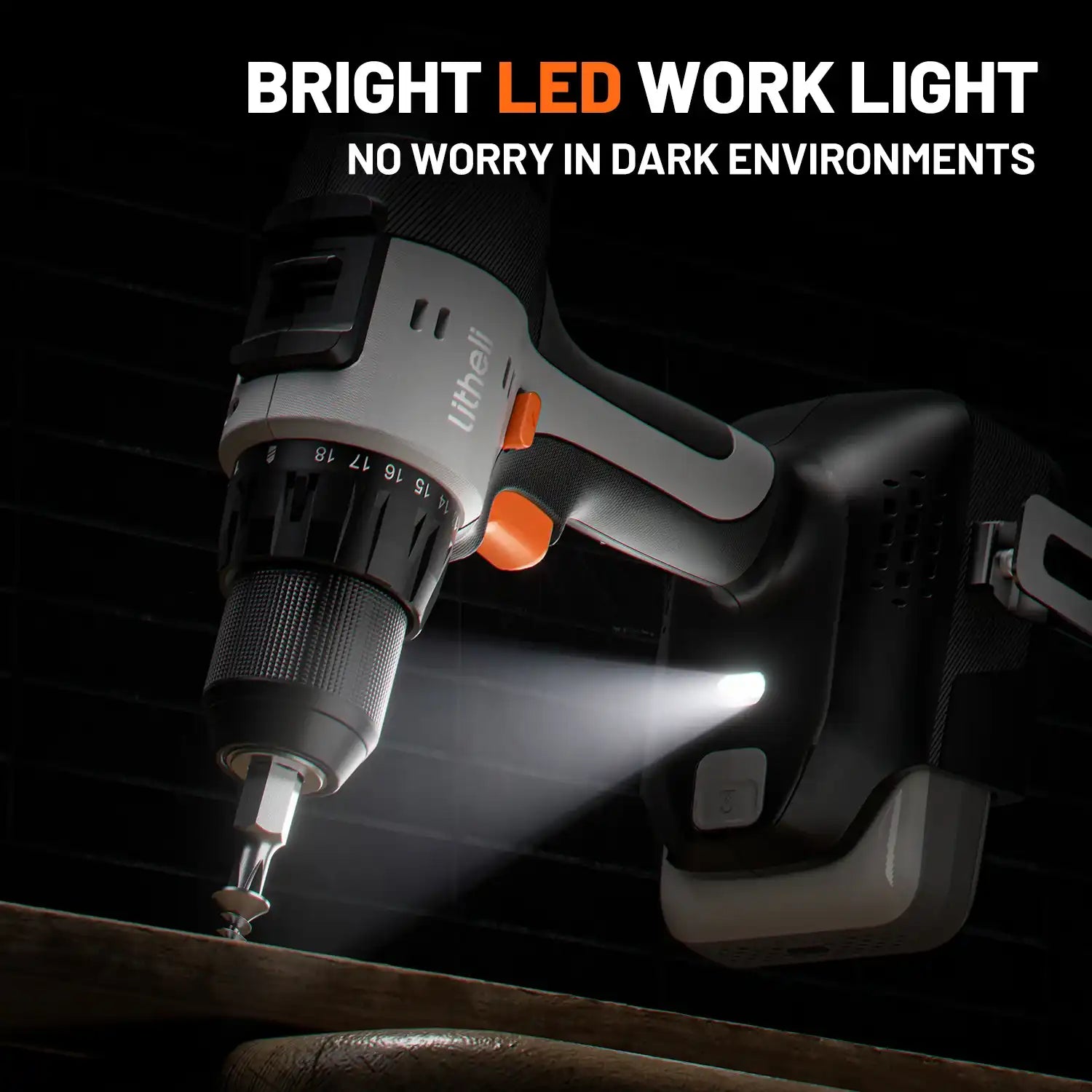 ユーリル Litheli U20 20V Brushless Cordless Drill Driver