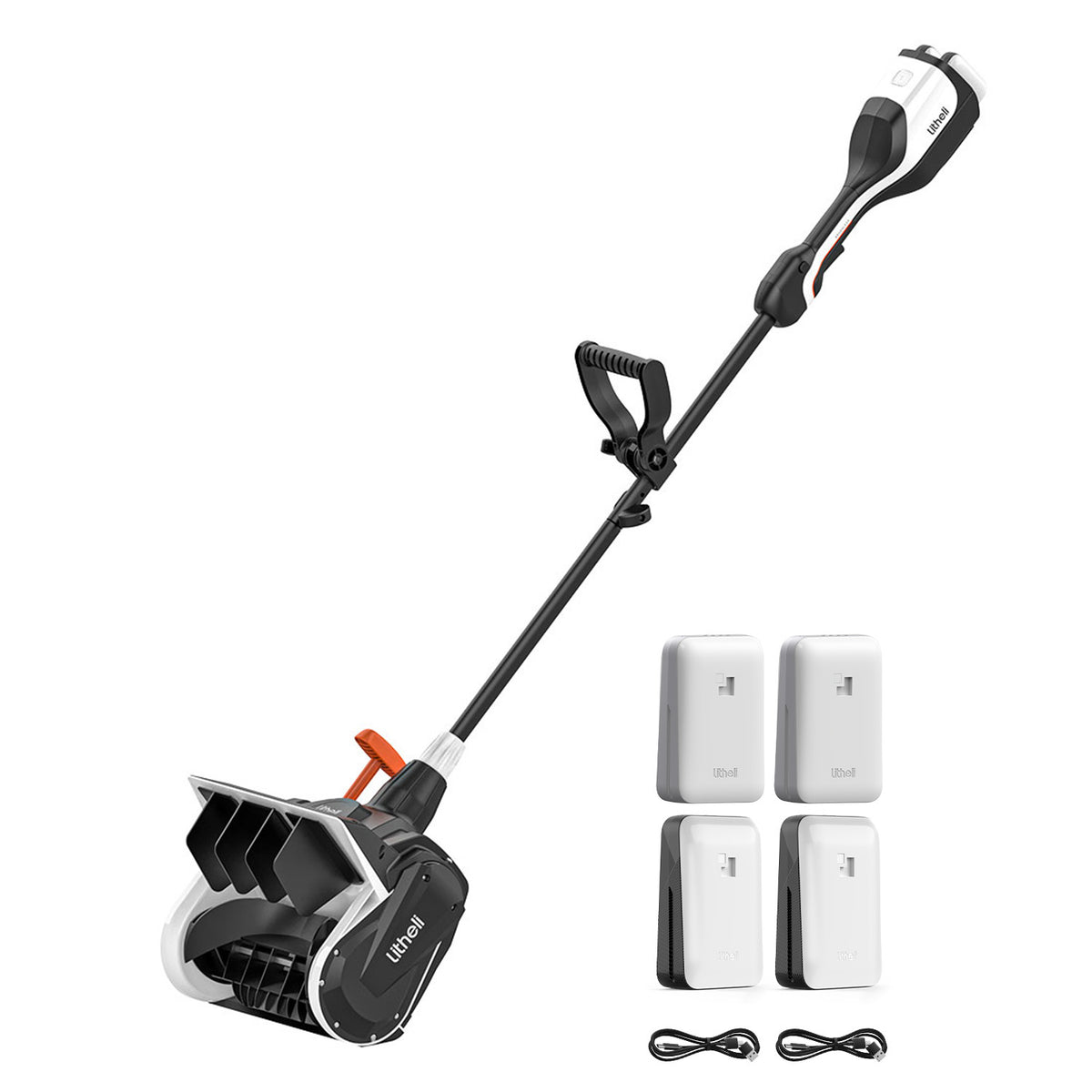 13'' Brushless Cordless  20V Electric Snow Shovel With  2*2.0Ah Battery