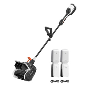 13'' Brushless Cordless  20V Electric Snow Shovel With  2*2.0Ah Battery