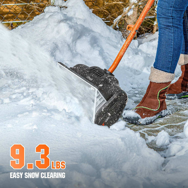 U20 2x20V 12" Brushed Cordless Snow Shovel | Includes 1x4.0Ah + 1x2.0Ah Batteries | 9.3lbs, 20ft Snow Throw