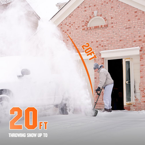 20V U20 4.0Ah 12" Brushless Cordless Snow Shovel