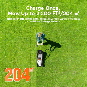 Handy+ U20 13-Inch Cordless Lawn Mower